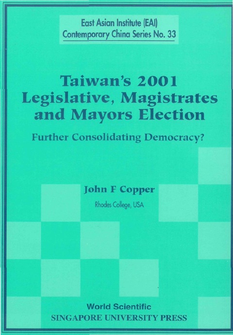 Cover image for book TAIWAN'S 2001 LEGISLATIVE,MAGIST.(NO.33)