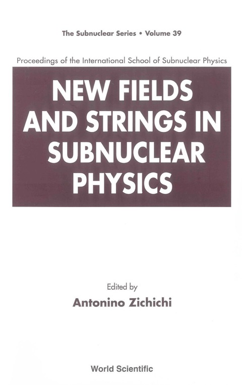 Cover image for book NEW FIELDS & STRINGS IN SUBNUCLEAR.(V39)