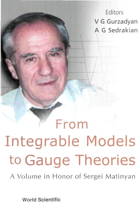 Cover image for book FROM INTEGRABLE MODELS TO GAUGE THEORIES