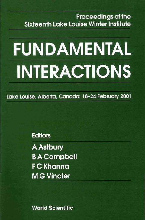 Cover image for book FUNDAMENTAL INTERACTIONS
