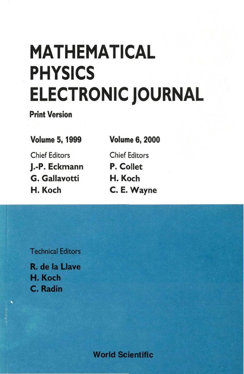Cover image for book MATH PHY ELECTRON JNL (V5 & V6)