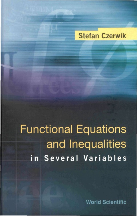 Cover image for book FUNCTIONAL EQUATIONS & INEQUALITIES IN..