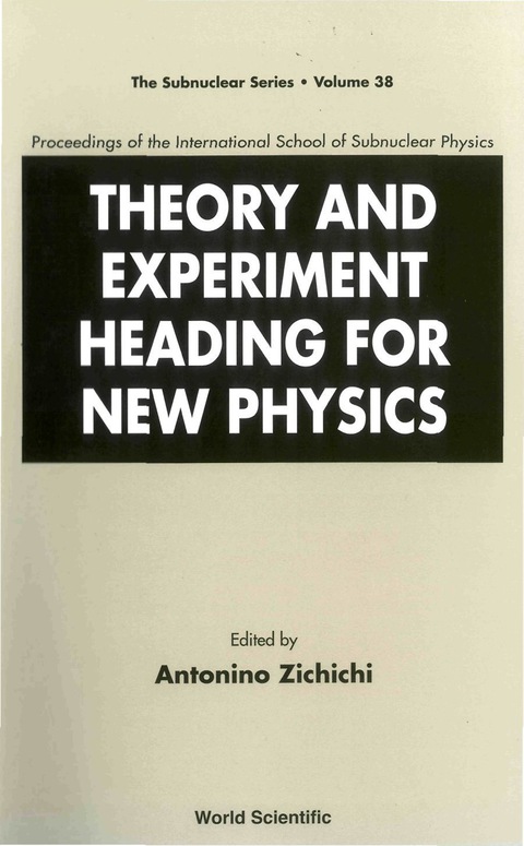 Cover image for book THEORY & EXPERIMENT HEADING FOR....(V38)