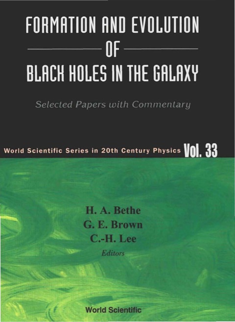 Cover image for book FORMATION & EVOLUTION OF BLACK HO..(V33)
