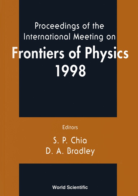 Cover image for book FRONTIERS OF PHYSICS 1998