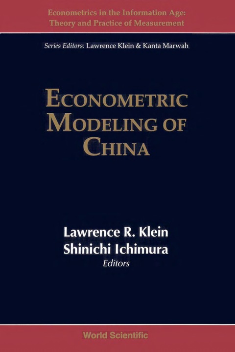 Cover image for book ECONOMETRIC MODELING OF CHINA       (V3)