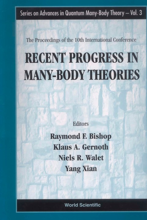 Cover image for book RECENT PROGRESS IN MANY-BODY THEOR..(V3)