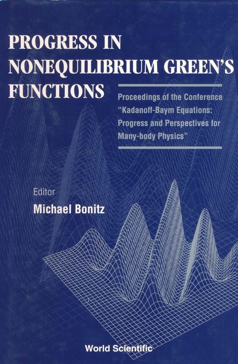 Cover image for book PROGRESS IN NONEQUILIBRIUM GREEN'S...