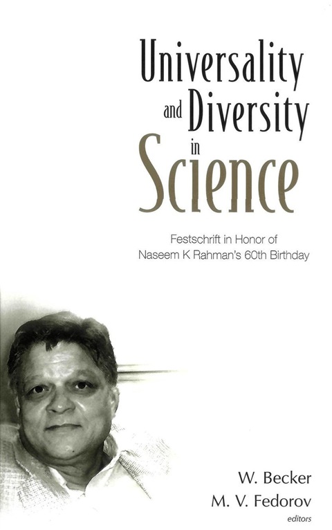 Cover image for book Universality And Diversity In Science: Festschrift In Honor Of Naseem K Rahman's 60th Birthday