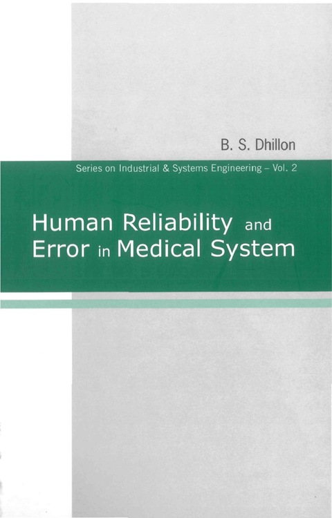 Cover image for book HUMAN RELIABILITY & ERROR IN MED....(V2)
