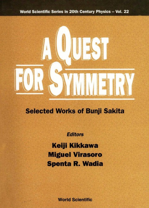 Cover image for book QUEST FOR SYMMETRY, A              (V22)