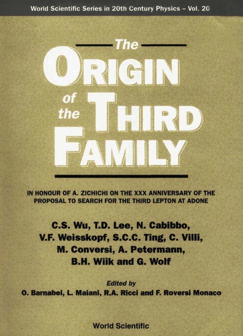 Cover image for book Origin Of The Third Family, The