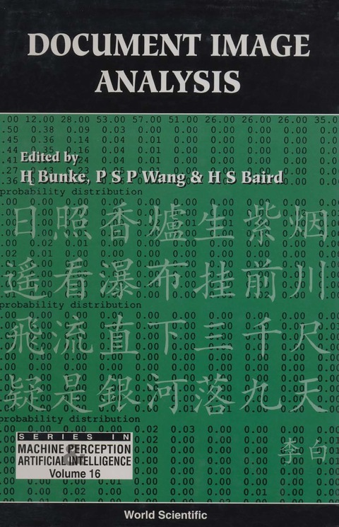 Cover image for book Document Image Analysis
