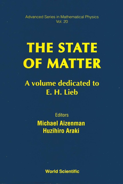 Cover image for book State Of Matter: A Volume Dedicated To E H Lieb