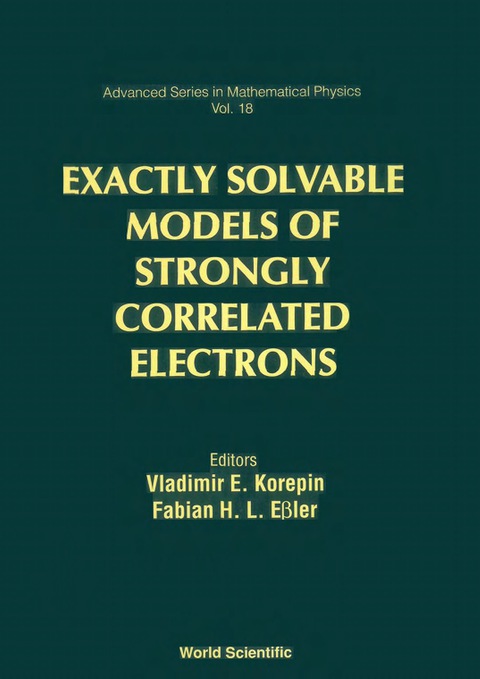 Cover image for book Exactly Solvable Models Of Strongly Correlated Electrons