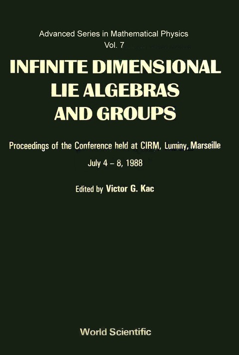 Cover image for book Infinite Dimensional Lie Algebras And Groups