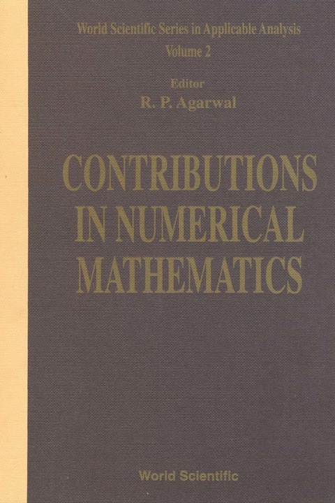 Cover image for book Contributions In Numercial Mathematics