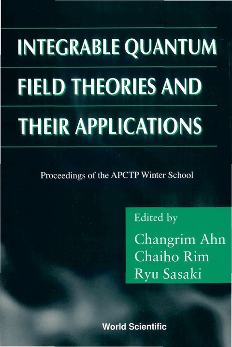 Cover image for book INTEGRABLE QUANTUM FIELD THEORIES &.....