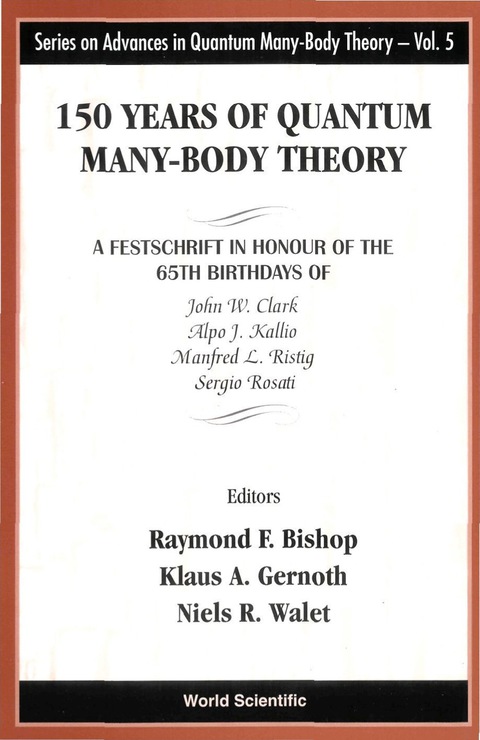 Cover image for book 150 YEARS OF QUANTUM MANY-BODY......(V5)