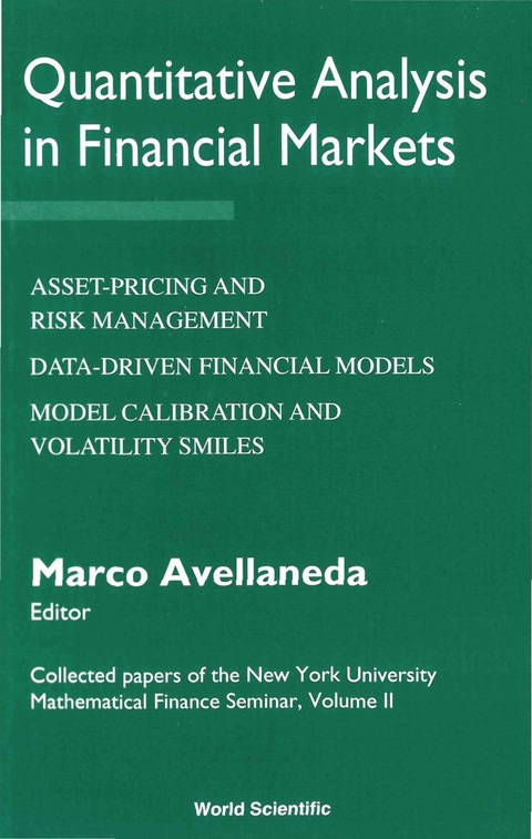 Cover image for book QUANTITATIVE ANALYSIS IN FINANC..(VOL.2)