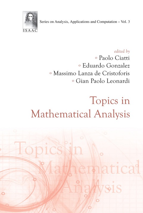 Cover image for book Topics In Mathematical Analysis