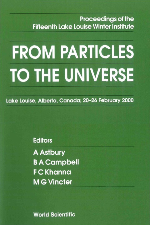 Cover image for book FROM PARTICLES TO THE UNIVERSE