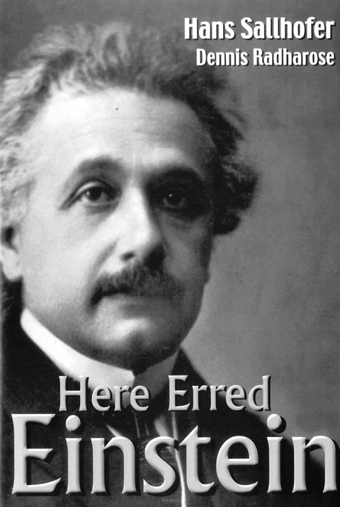 Cover image for book Here Erred Einstein
