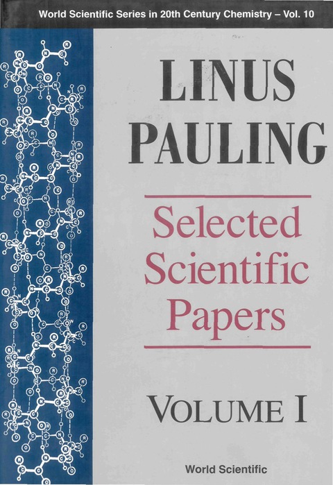 Cover image for book LINUS PAULING-SEL SCI PAPER (V1)