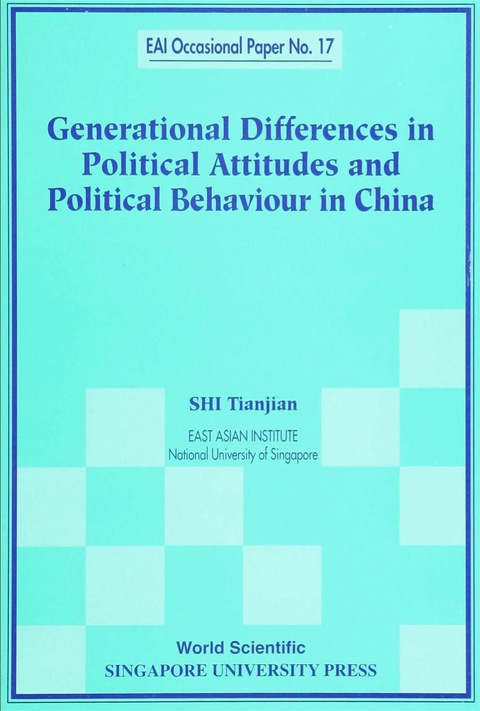 Cover image for book GENERAT DIFF IN POLITICAL ATTIT..(NO.17)