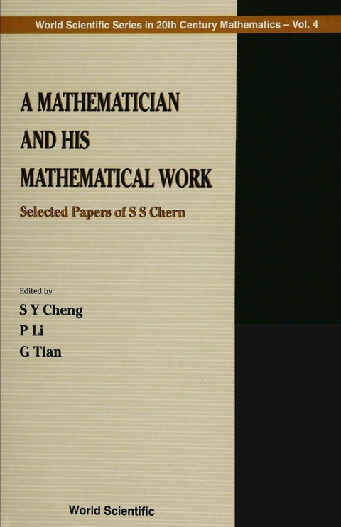 Cover image for book MATHEMATICIAN AND HIS MATHEMATICAL WORK, A