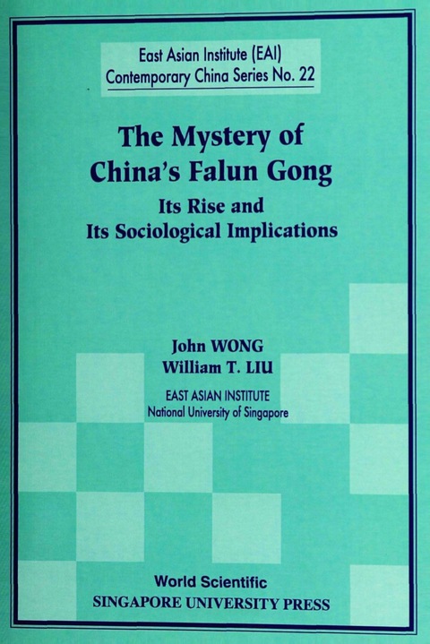 Cover image for book MYSTERY OF CHINA'S FALUN GONG,THE(NO.22)