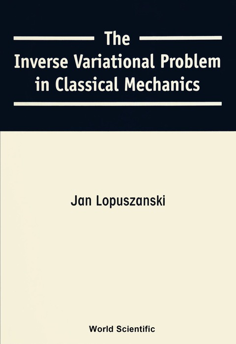 Cover image for book INVERSE VARIATIONAL PROBLEM IN...