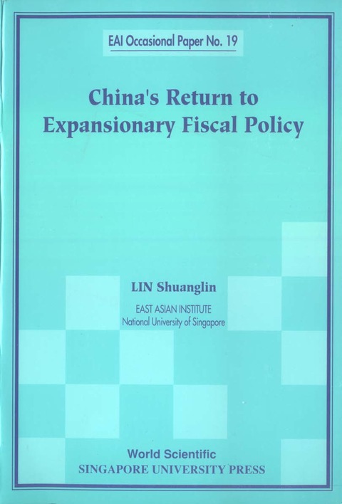 Cover image for book CHINA'S RETURN TO EXPANSIONARY...(NO.19)