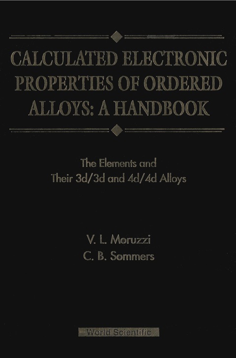 Cover image for book CALCULATED ELECTRONIC PROPERTIES OF...