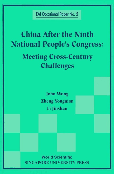 Cover image for book China After The Ninth National People's Congress: Meeting Cross-century Challenges