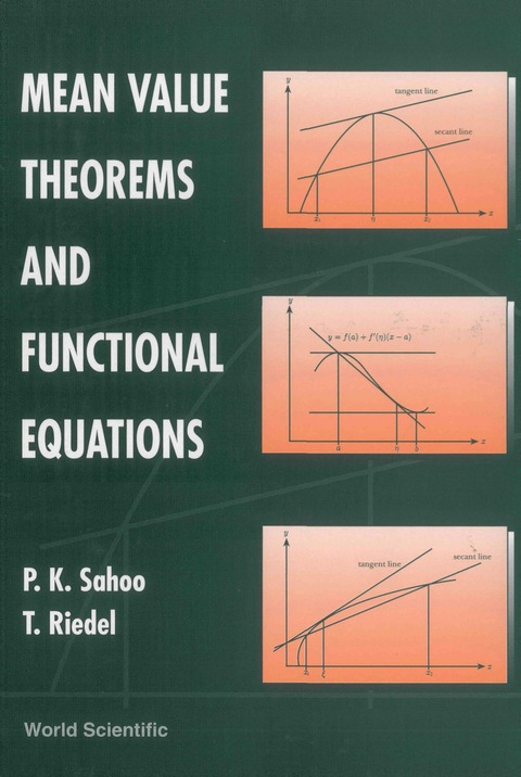 Cover image for book Mean Value Theorems And Functional Equations