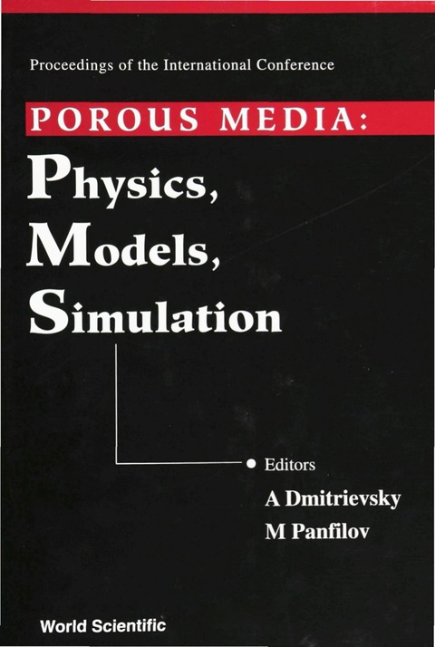 Cover image for book POROUS MEDIA-PHYSICS,MODELS,SIMULATION