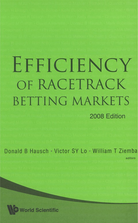 Cover image for book Efficiency Of Racetrack Betting Markets (2008 Edition)