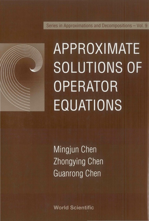 Cover image for book APPROXIMATE SOLUTIONS OF OPERATOR...(V9)