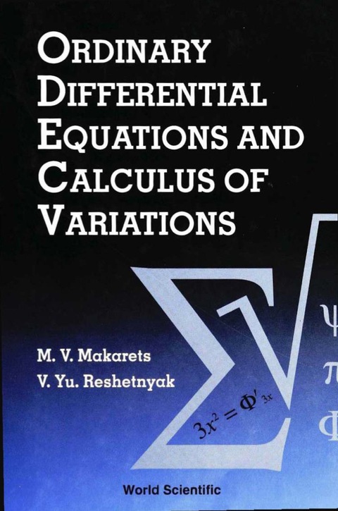 Cover image for book ORDINARY DIFFERENTIAL EQN & CALCULUS...