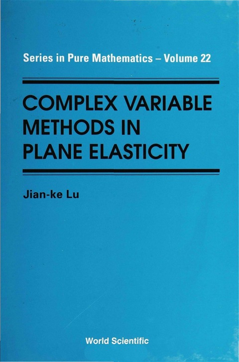 Cover image for book COMPLEX VARIABLE METHODS IN PLANE..(V22)