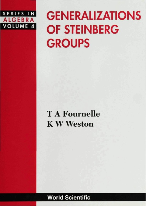 Cover image for book GENERALIZATIONS OF STEINBERG GROUPS (V4)