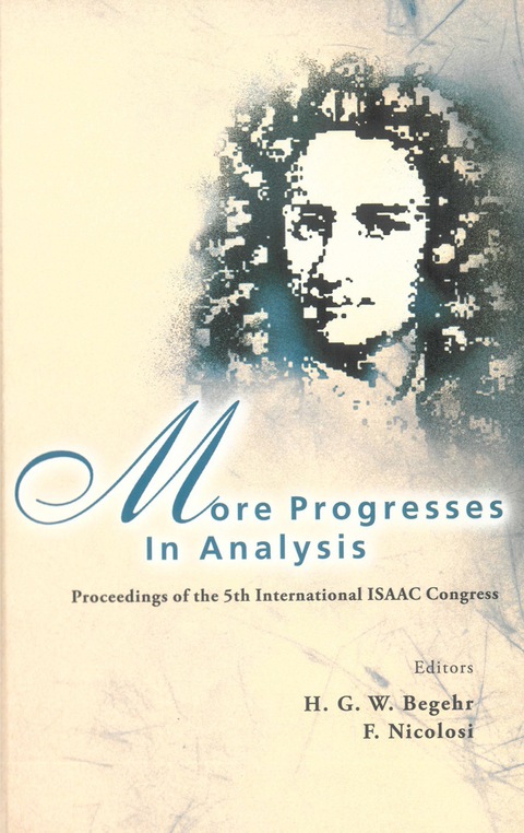 Cover image for book MORE PROGRESSES IN ANALYSIS