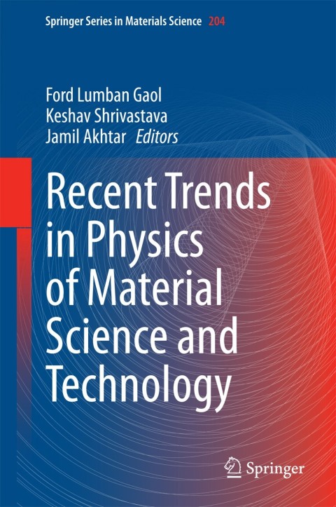 Cover image for book Recent Trends in Physics of Material Science and Technology