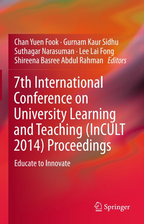 Cover image for book 7th International Conference on University Learning and Teaching (InCULT 2014) Proceedings