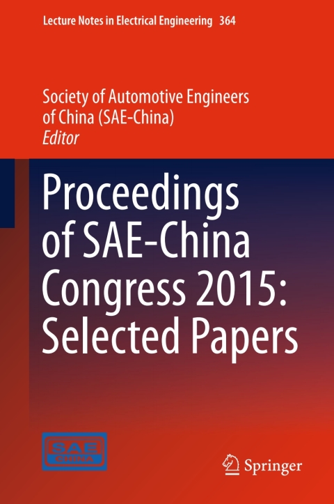 Cover image for book Proceedings of SAE-China Congress 2015: Selected Papers