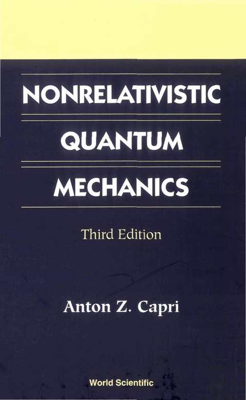 Cover image for book Nonrelativistic Quantum Mechanics