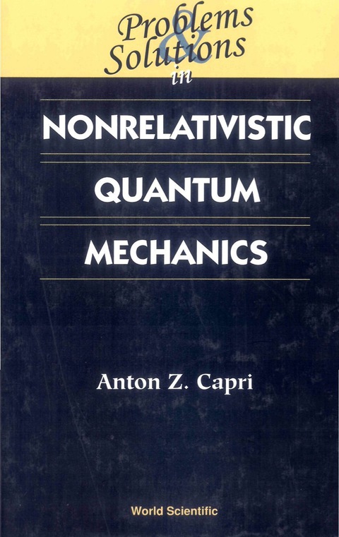 Cover image for book Problems and Solutions in Nonrelativistic Quantum Mechanics