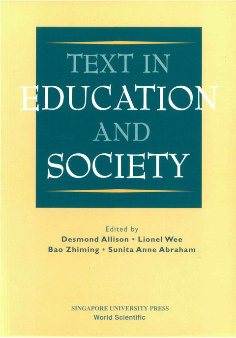 Cover image for book Text in Education and Society