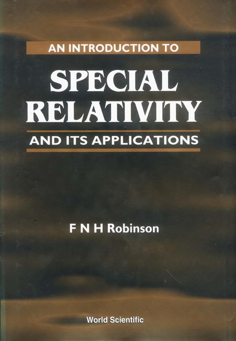 Cover image for book An Introduction to Special Relativity and Its Applications